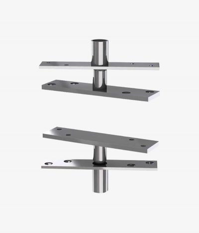 Dobradiça pivot inox para portas de até 250kg