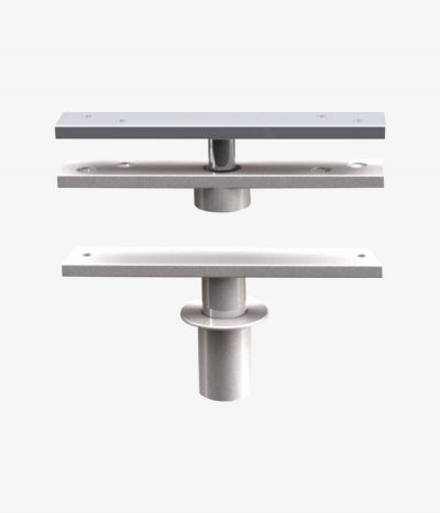 Dobradiça Pivot Inox para portas de até 500kg