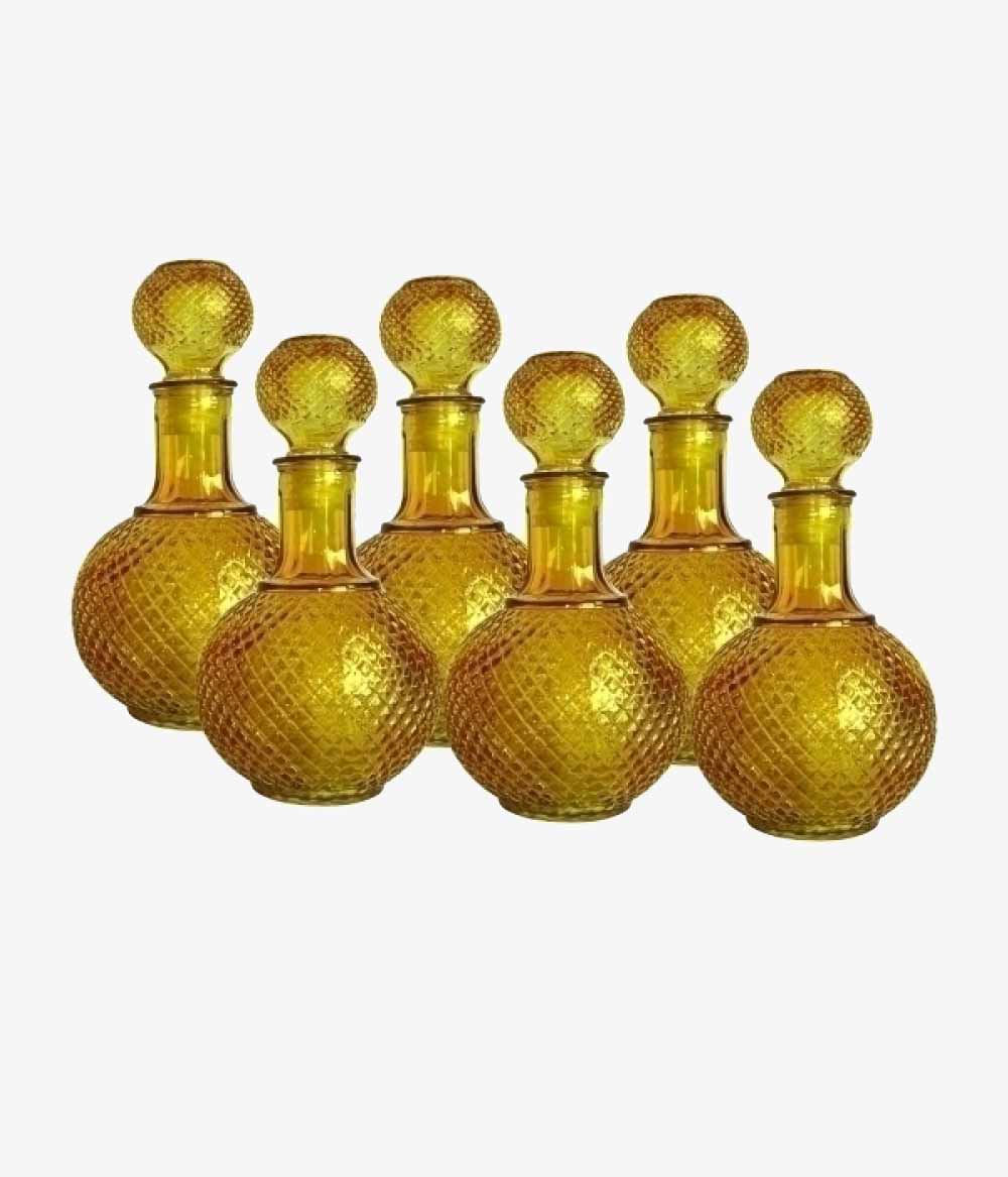 GARRAFA DE VIDRO AMBAR Garrafa de Vidro Ambar