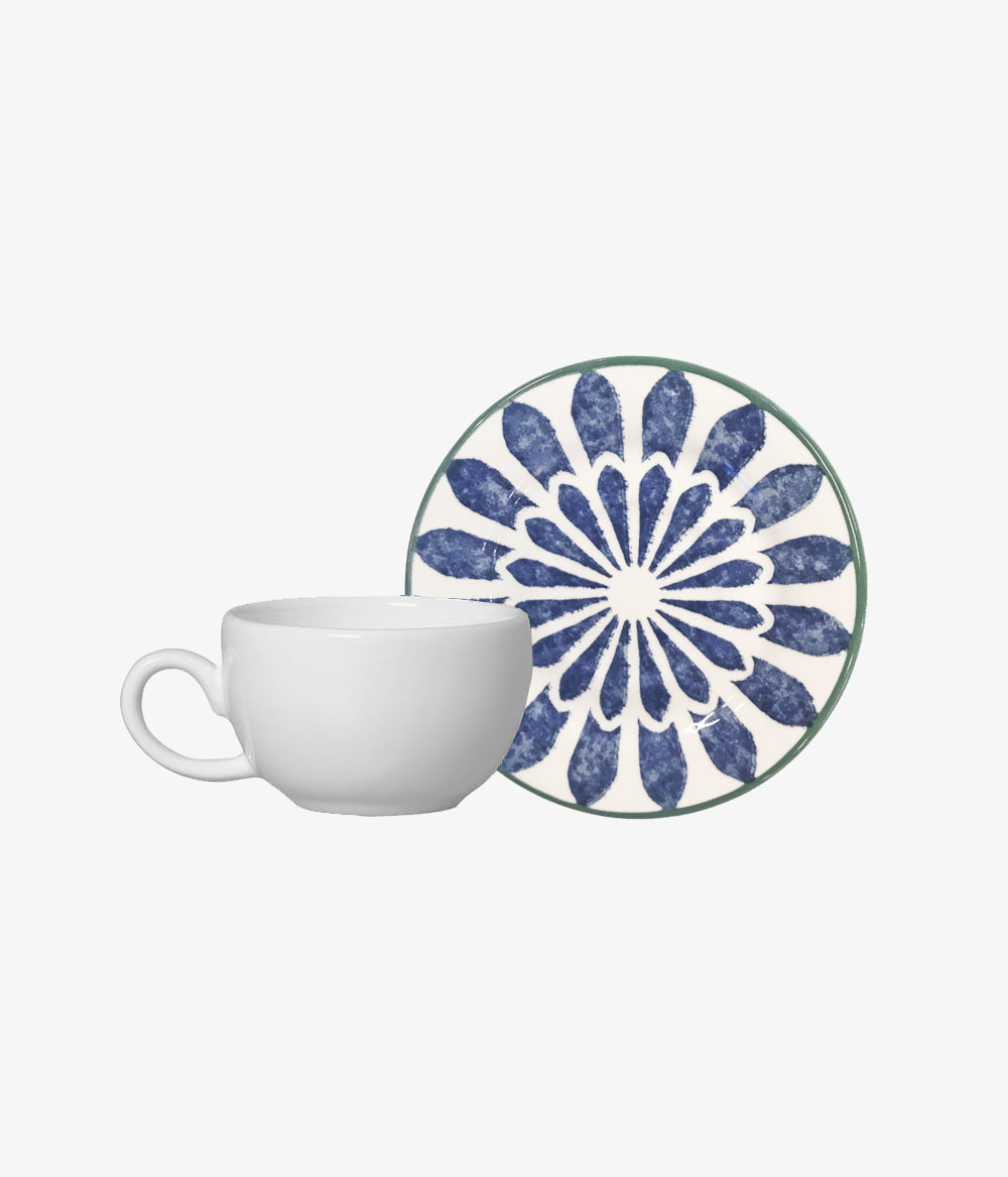 Conjunto 6 Xícaras de Café + 6 Pires Mandala Conjunto 6 Xícaras de Café + 6 Pires Mandala