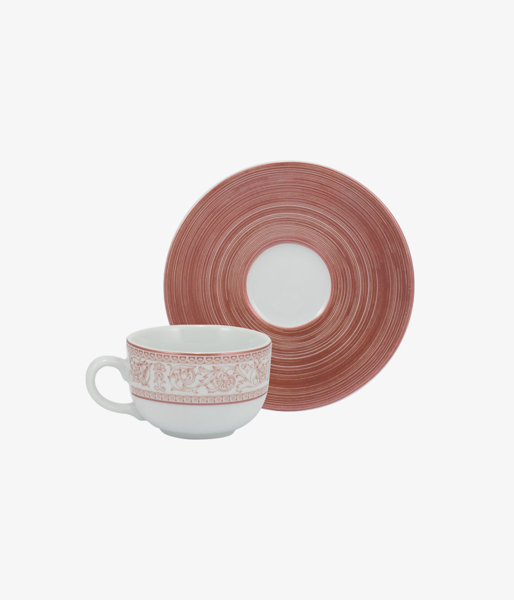 Conjunto c/ 6 Xícaras de Café c/ Pires Millenium Conjunto c/ 6 Xícaras de Café c/ Pires Millenium