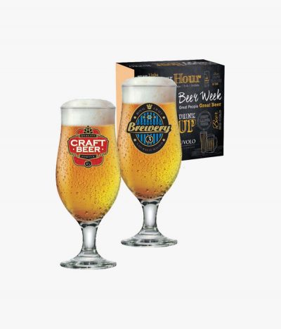 Conjunto 2 Peças Happy Hour Taça Royal Beer