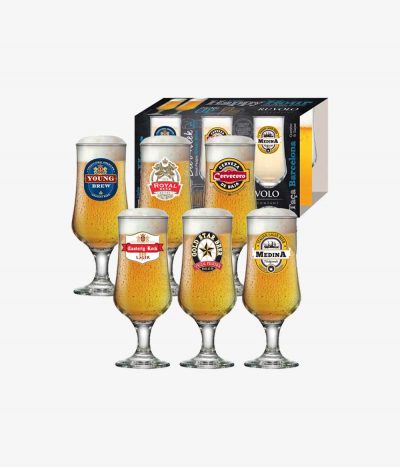 Conjunto 6 Peças Happy Hour Taça Barcelona