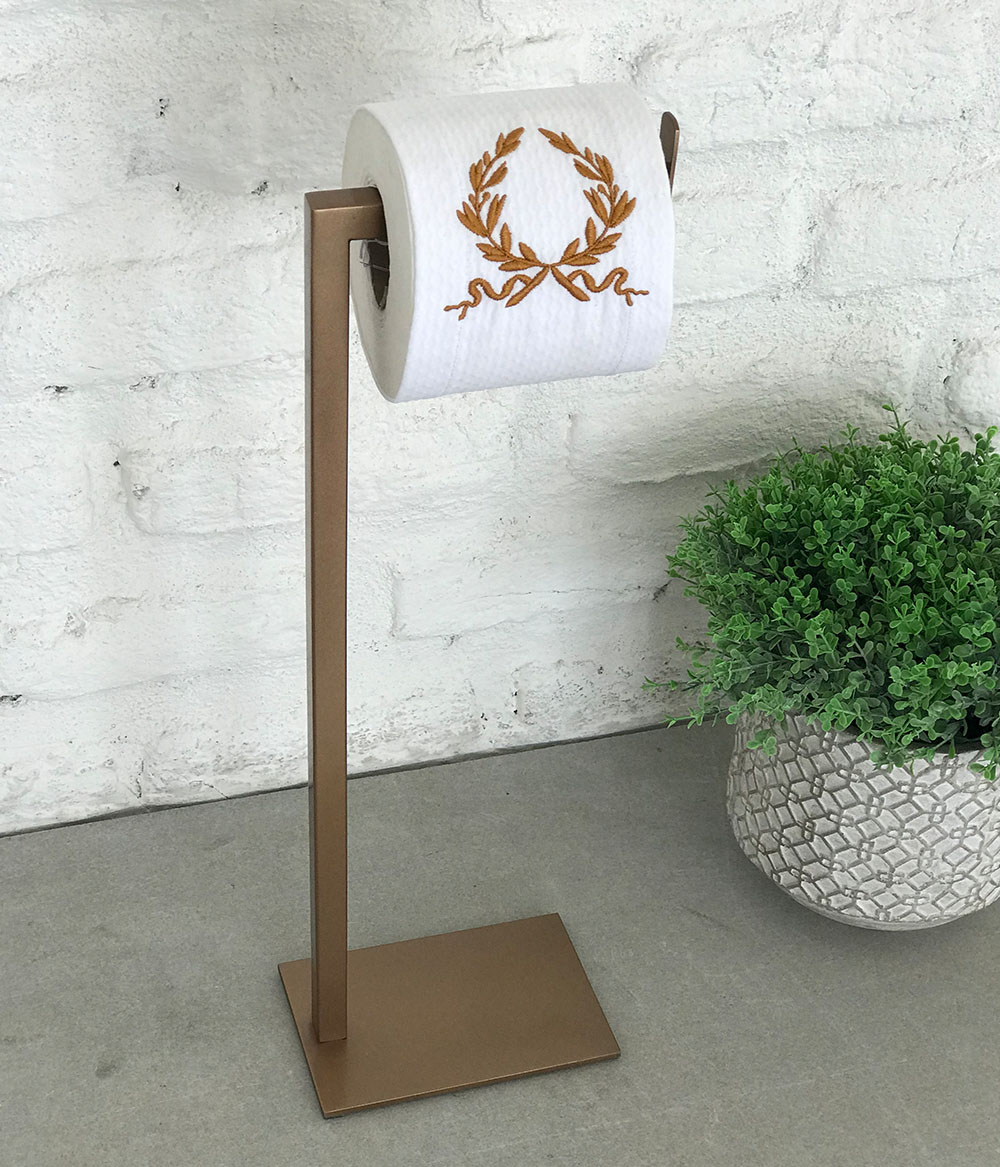 Porta papel higiênico inox simples Línea