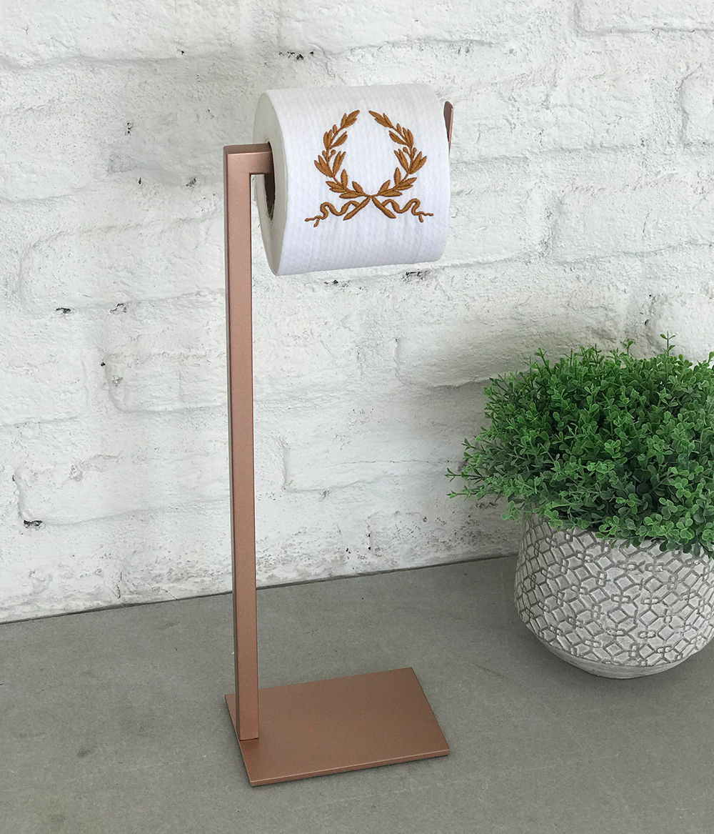 Porta papel higiênico inox simples Línea