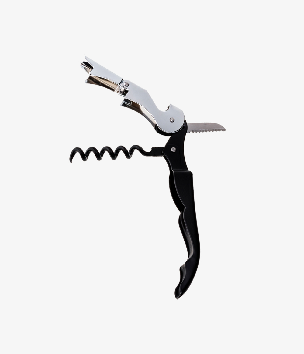 Saca Rolhas 2 Estágios Preto