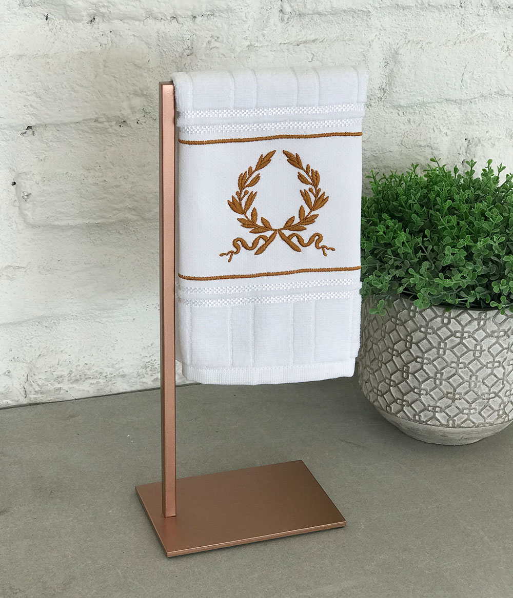 Porta Toalha Inox Simples Línea