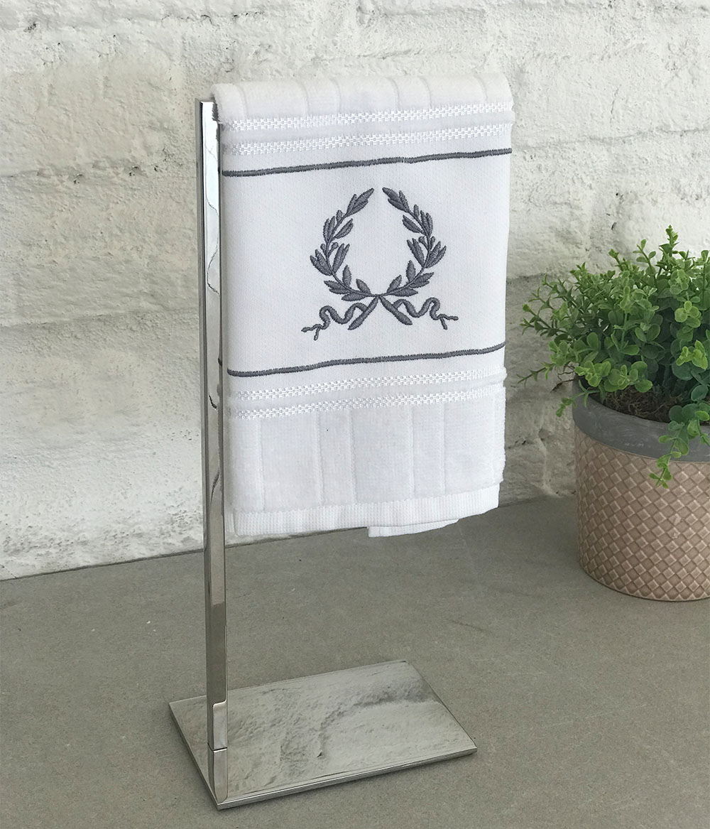 Porta Toalha Inox Simples Línea