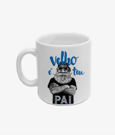 Caneca Branca Velho e Teu Pai