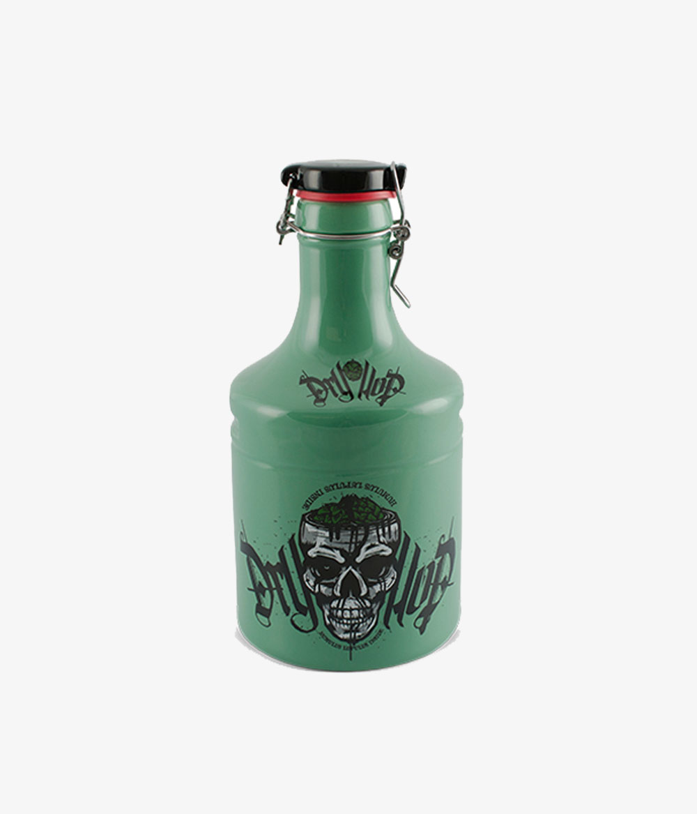 GARRAFÃO GROWLER 2L STEEL-DRY HOP PISTACHE PRETA 01 Garrafão Growler 2L Steel-Dry Hop