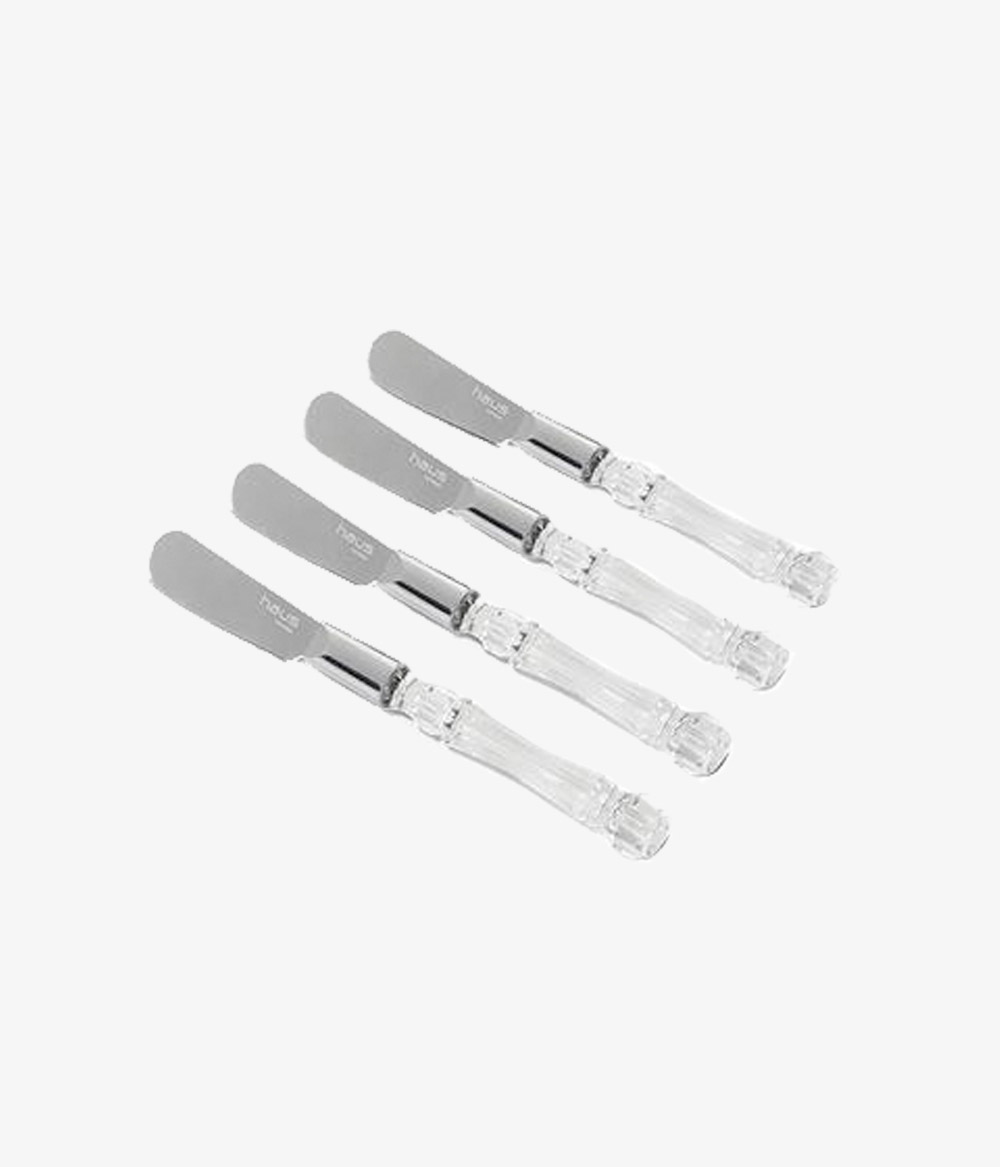 Conjunto Espátula p/ Manteiga 4PCs Tasty Cristal Conjunto Espátula p/ Manteiga 4PCs Tasty Cristal