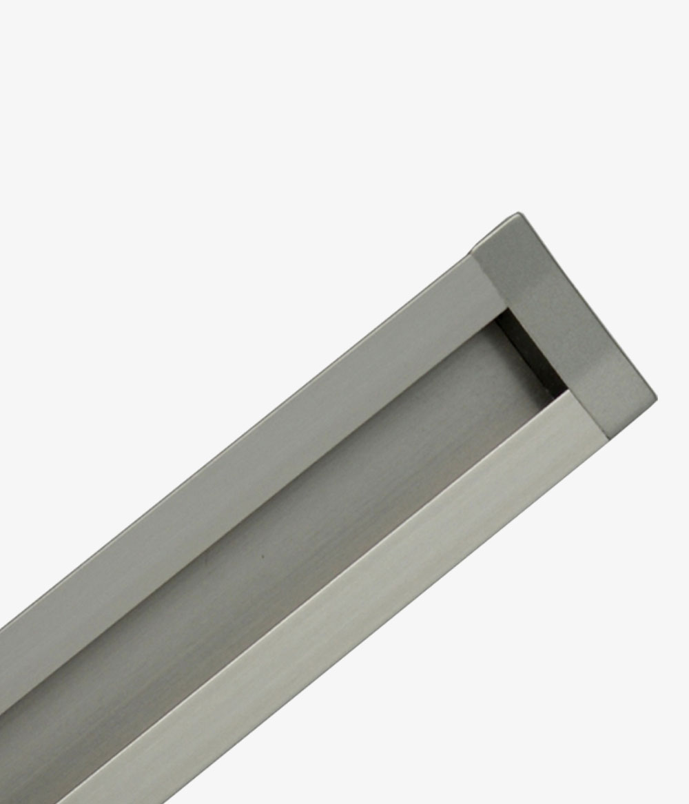 Puxador Simples Smart com detalhes cromado Puxador Simples Smart com detalhes cromado