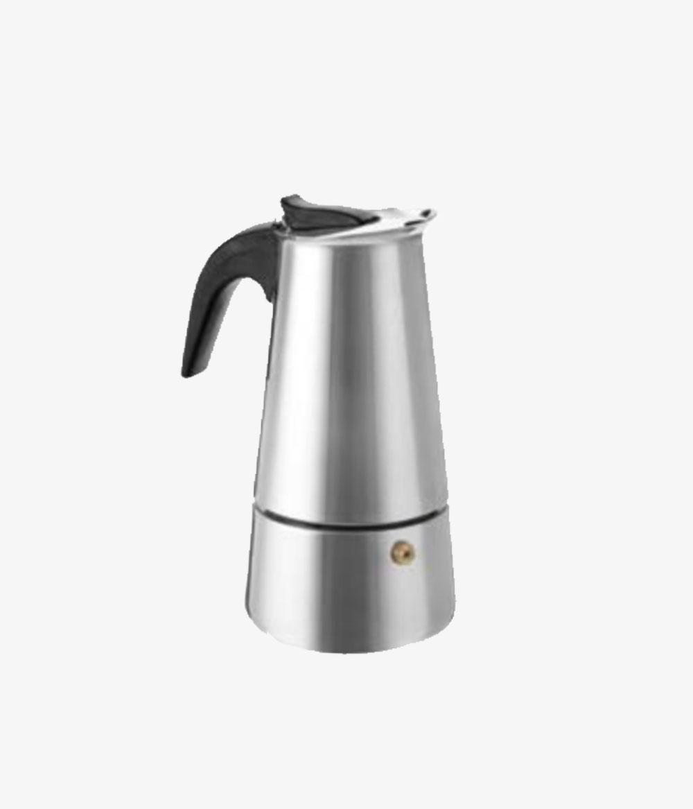 AFA04 CAFETEIRA AÇO INOX P4 CAFEZINHOS Cafeteira Aço Inox P/ 4 Cafezinhos