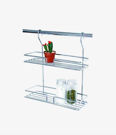 Porta Utensílios Duplo Inox