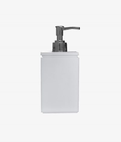 Porta sabonete fosco branco 01