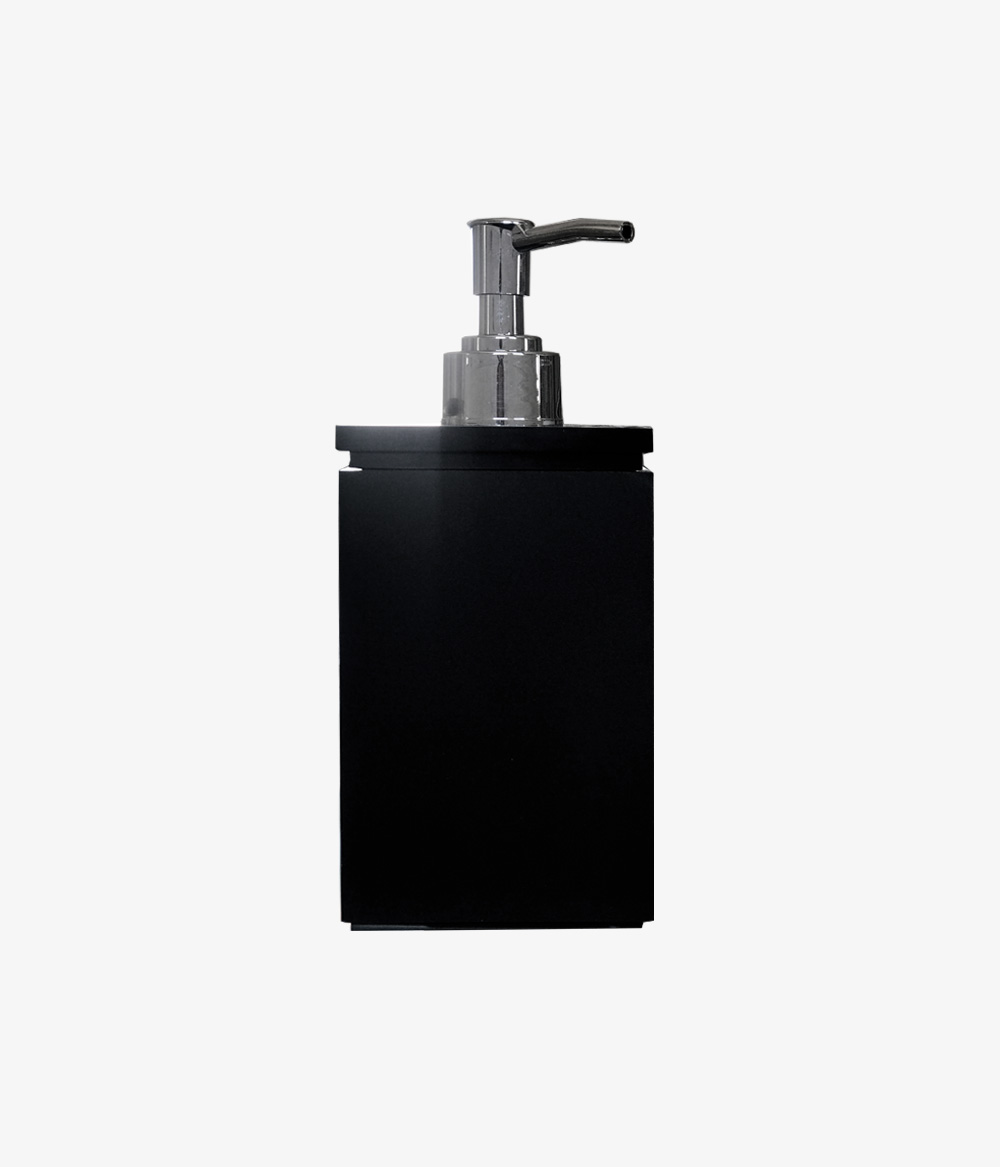 Porta sabonete fosco preto 01