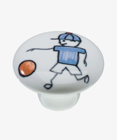 Puxador menino futebol