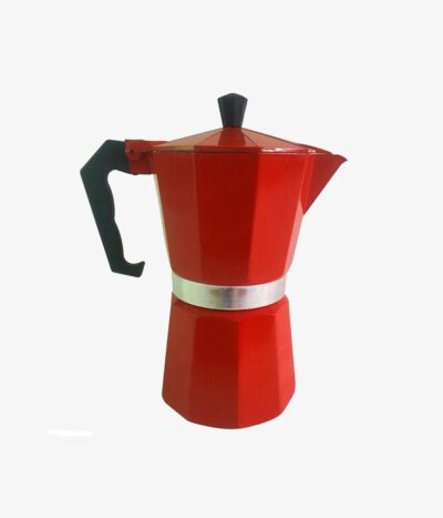 Cafeteira vermelha para 6 cafezinhos
