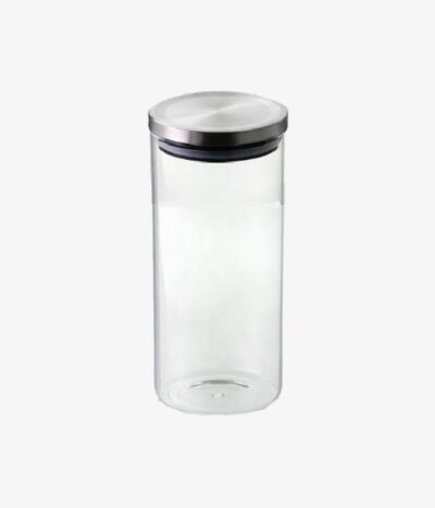 Pote hermético borossilicato T inox 1L